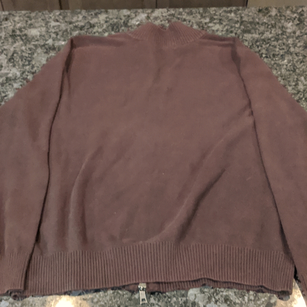 Nautica full zip sweater, 100% cotton - Picture 2 of 8